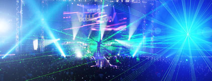 Fan Yang bubble show