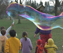 Bubble show in Philadelphia